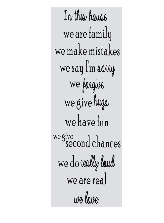 Futaba Plastic Wall Sticker, 30 x 60 cm, Black - Image 2